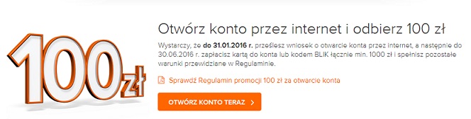 100 zł za konto w ING Banku Śląskim warunki promocja