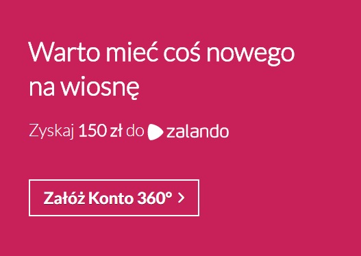 150 zł do Zalando za Konta 360º w Banku Millennium