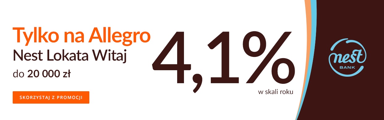 Nest Lokata Witaj Allegro na 4,10% w Nest Banku