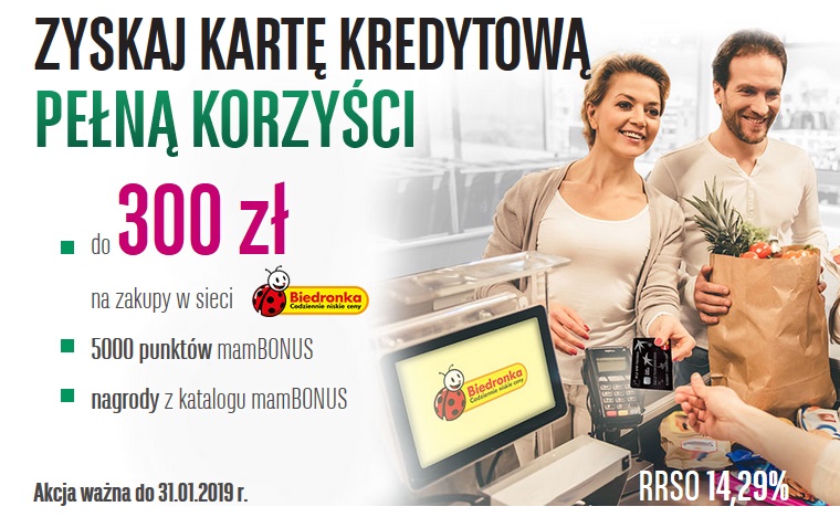 Premia 200 zł za konto osobiste w BGŻ BNP Paribas w akcji Konto na zakupy