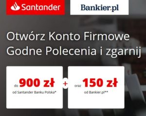 300 zł za konto firmowe w Nest Banku + 100 zł za terminal