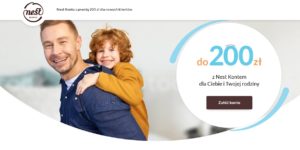 200 zł za konto osobiste w Nest Banku i Lokata na 4% dla nowych klientów