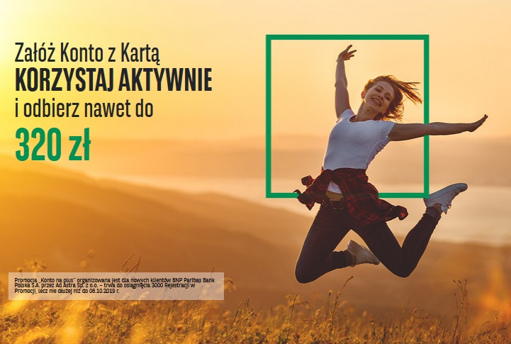10 biletów do kina za Konto dla Młodych w PKO BP + 100 zł w programie poleceń