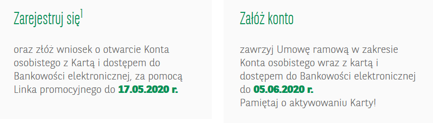 200 zł za konto w BNP Paribas w akcji Majowa premia
