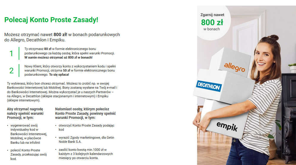 Elastyczne Konto Oszczędnościowe już na 1,20% do 200.000 zł w Getin Banku + bonusy dla nowych klientów