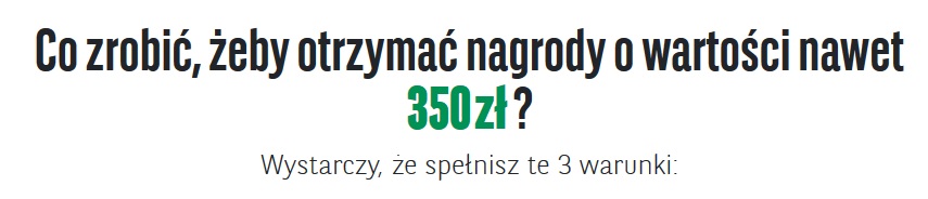 350 zł do Biedronki za konto w BNP Paribas