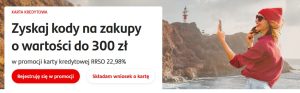 300 zł za kartę kredytową w Santanderze + 100 zł w voucherach