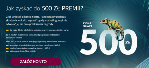 500 zł za konto w Alior Banku + 100 zł w voucherach