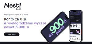 900 zł za konto w Nest Banku