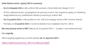 500 zł za konto w ING Banku Śląskim