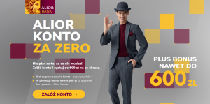 600 zł za konto w Alior Banku