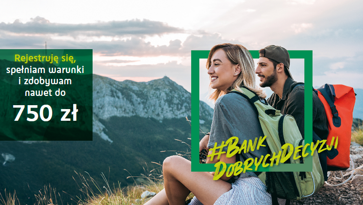 750 zł za konto w BNP Paribas + 200 zł w voucherach