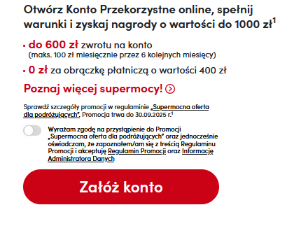 600 zł za konto w Banku Pekao