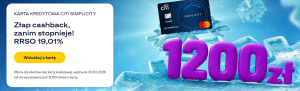 1200 zł za kartę kredytową w Citibanku