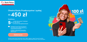 450 zł za konto w Banku Pekao