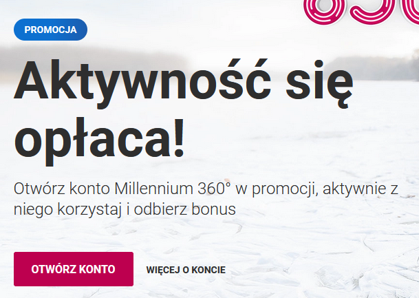 650 zł za konto w Banku Millennium